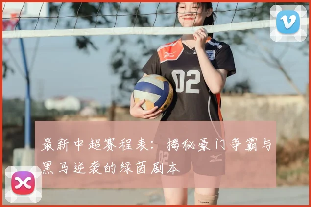 最新中超赛程表：揭秘豪门争霸与黑马逆袭的绿茵剧本